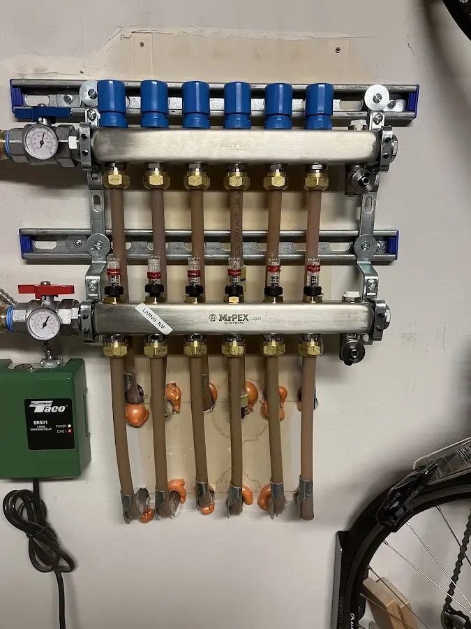 Plumber performing Gas Line Installation at a residential property in Maple Valley